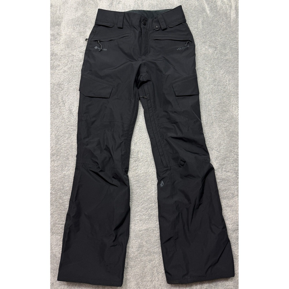 Volcom Pants Womens XS Black V.Co AT Stretch Gore Tex Snowboard Ski Cargo